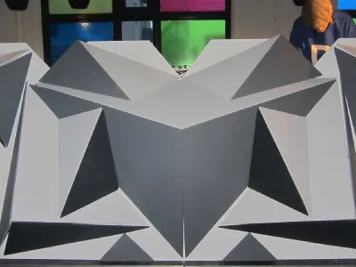Geometrische DJ Booth