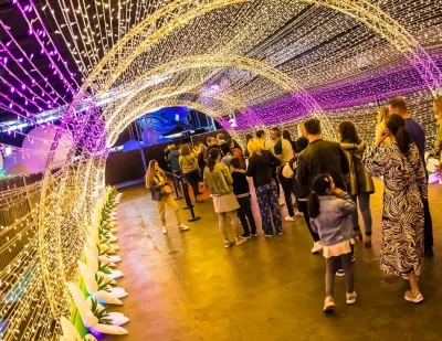 Licht tunnel 