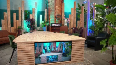 Modulaire TV studio tafel