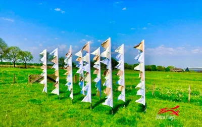 10 FESTIVAL VLAGGEN 3.90m Wit huren