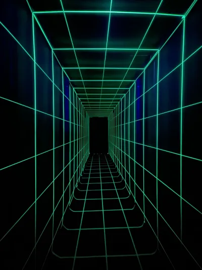Retro Grid Tunnel