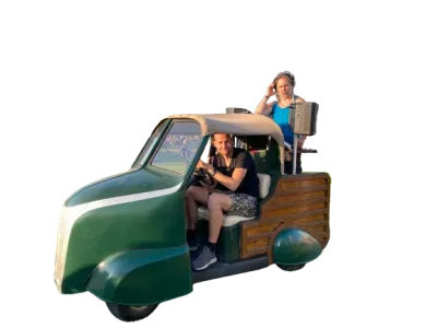 DJ Golfkar elektrisch mobiele DJ