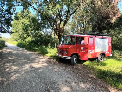 Brandweer bus 