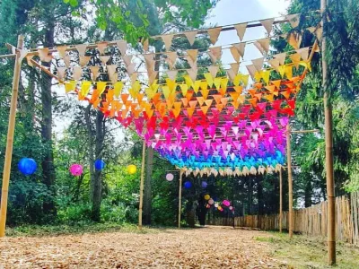 Bamboe Pergola
