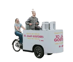 Mobiele elektrische DJ Bakfiets