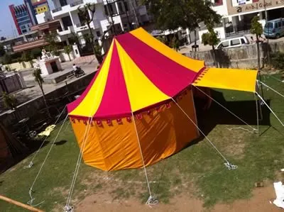 Riddertent 6x9m
