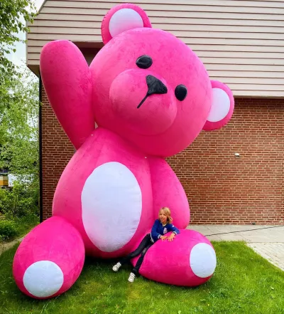 Teddy Bear Pink 4,75m