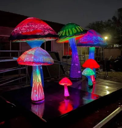 Paddenstoelen set inflatable