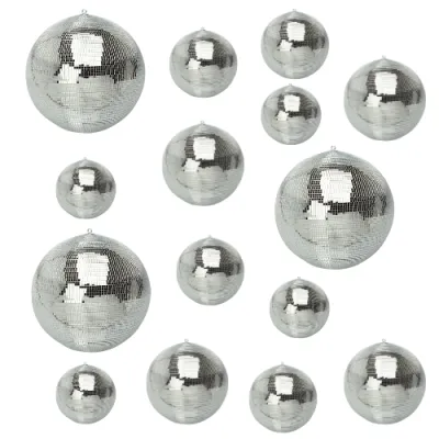 Discoballen set 15st mix zilver 