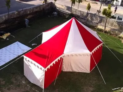 Riddertent 6x6m