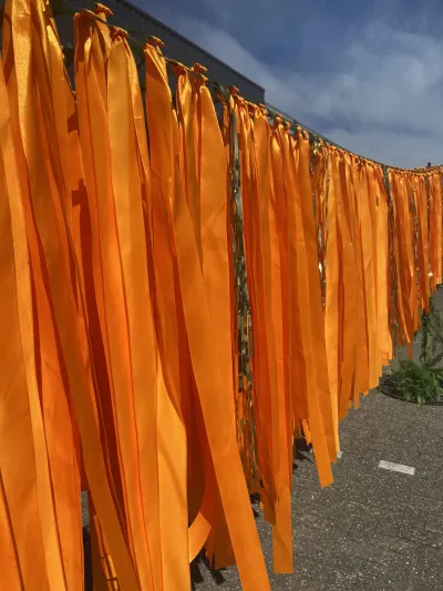Mini slinger oranje 10 meter