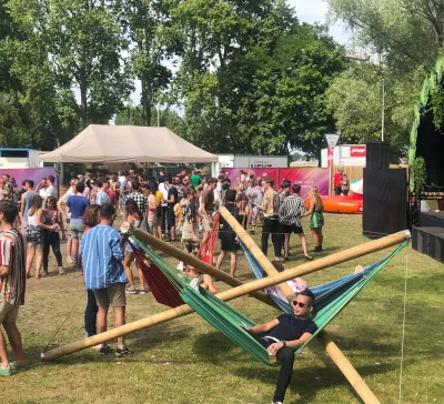 Bamboe Lounge Hangmat