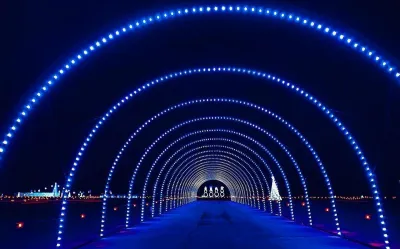 LED Licht Tunnel